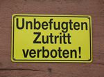 Verboten! Verboten! Verboten!