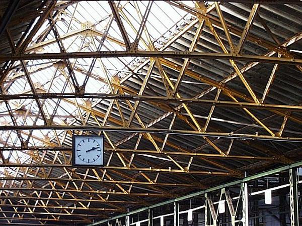 DB-Werk Kassel: Dachkonstruktion Werkstatthalle